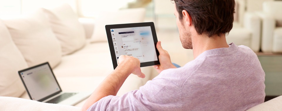 Internetbankieren op tablet Mobiel bankieren met KBC Touch