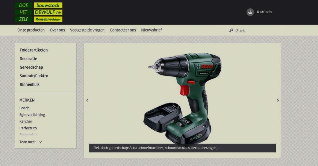 Bouwstock Dewulf Webshop Bouwstock Dewulf Webshop