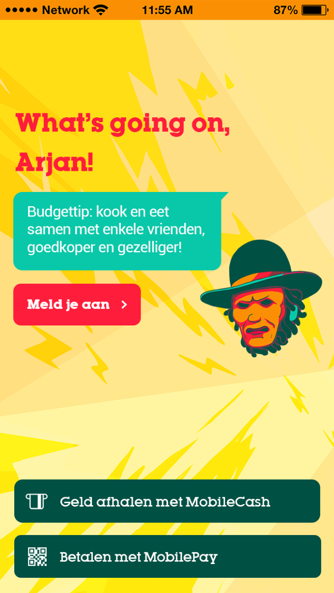 Zes kunstzinnige skins voor K'Ching Kbc, kching, street art, streetart, kunst, app, jongerenapp, jongeren, gepersonaliseerd, artiest, kunstenaar, graffiti, artist, thema, skin