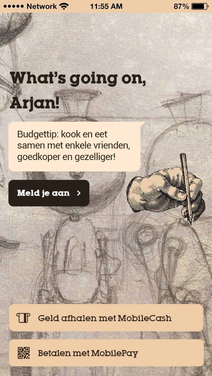 Zes kunstzinnige skins voor K'Ching Kbc, kching, street art, streetart, kunst, app, jongerenapp, jongeren, gepersonaliseerd, artiest, kunstenaar, graffiti, artist, thema, skin