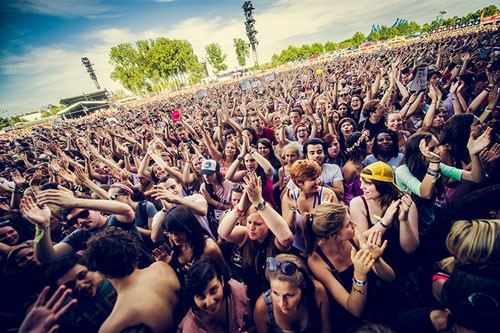 KBC sponsort ook heel wat jongerenevents Muziekfestivals: Rock Werchter, Pukkelpop