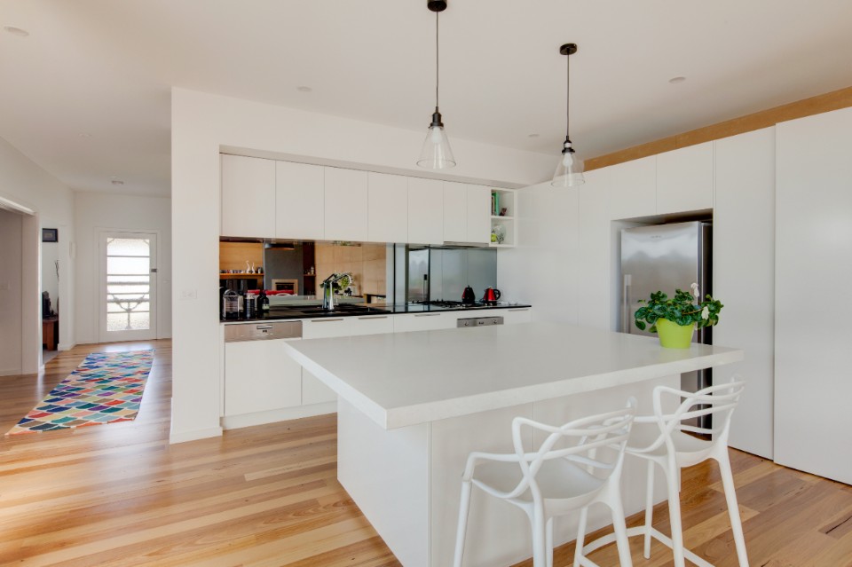 Kitchen and bench in modern home Kitchen and bench in modern home
